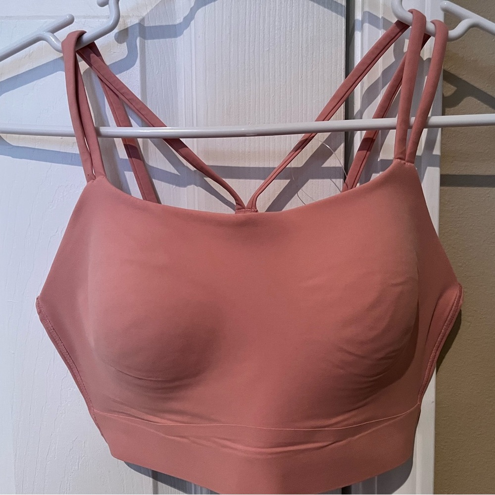 NWT SOMA longline yoga bra Color Rose Size SMALL